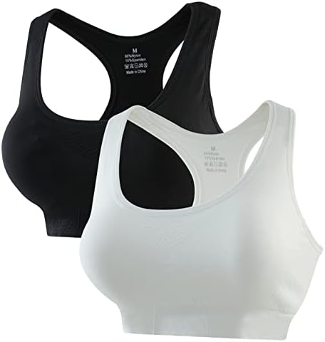 brassière de sport zoerea confort: soutien gorge sans couture pour yoga avec coussinets amovibles