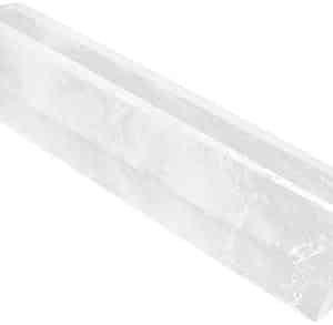 quartz clair cristal: baguette de guérison et pierre de méditation colonne hexagonale décorative 6 7cm