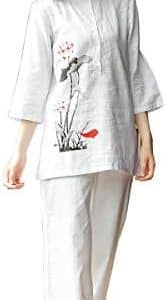 méditation zen ksua: tenue femme style kung fu & tai chi chinois