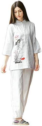 méditation zen ksua: tenue femme style kung fu & tai chi chinois