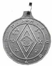 pendentif pentacle argenté protection et richesse