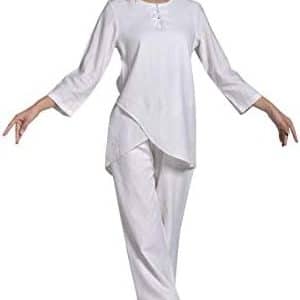 tenues de méditation pour femmes ksua: uniformes d'arts martiaux kung fu et tai chi en coton