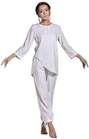 tenues de méditation pour femmes ksua: uniformes d'arts martiaux kung fu et tai chi en coton