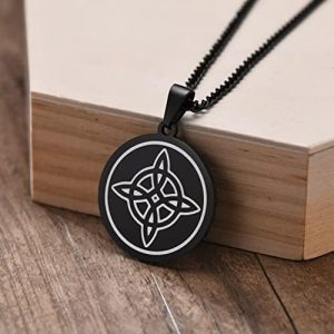 pentacle protection : pendentif charme porte bonheur glamour pour homme