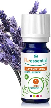 'huile essentielle bio & pure de lavande vraie puressentiel 10ml'