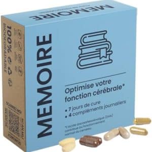 boostez la concentration avec la cure mémoire supplément alimentaire idéal pour soutien cognitif, 4 gélules/ jour pour une semaine parfait pour les seniors made in belgique