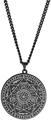 pendentif archanges & sceau de salomon protection hommes tetragrammaton