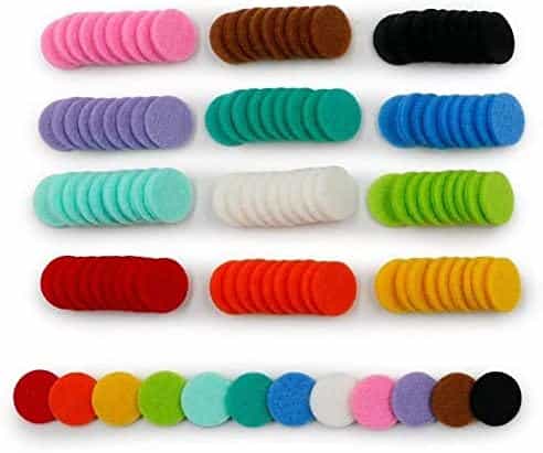 diffuseur d'arômes de luxe: lot de 120 médaillons haute qualité avec coussinets de rechange n k