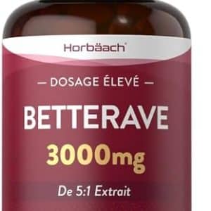 superaliments booster oxyde nitrique: comprimés vegétaliens de betterave 3000mg by horbaach