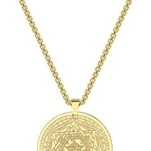 pentacle de protection magique collier talisman des 7 archanges pour tous