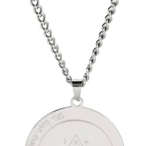 pentacle de protection jupiter en acier inoxydable sceau wicca salomon bijou amulette unisexe