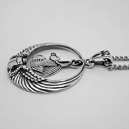 anubis protecteur pendentif pentacle en argent sterling 925 de london silver
