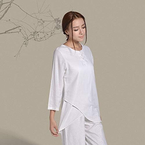 tenues de méditation pour femmes ksua: uniformes d'arts martiaux kung fu et tai chi en coton