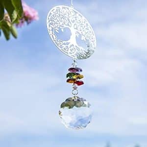 cristaux feng shui: pendentif arbre de vie coloré décoration jardin by h&d hyaline & dora