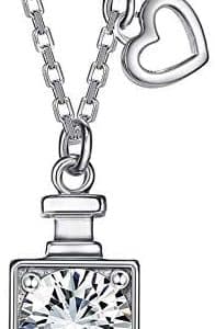 collier argent femme personalisable skcess avec serrure d'amour cadeau idéal soeur