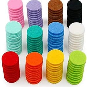 diffuseur d'arômes de luxe: lot de 120 médaillons haute qualité avec coussinets de rechange n k