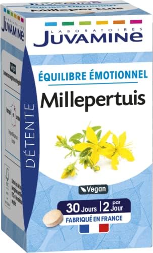 millepertuis juvamine : complément alimentaire anti stress pour équilibre émotionnel 60 comprimés