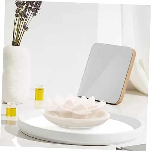 diffuseur d'arômes en céramique lotus sublimer vos huiles essentielles au bureau, blanc