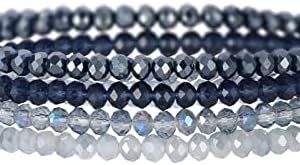 bracelet bohème fulu autumn : bijoux fantaisie multicouches en perles et cristaux cadeau femme idéal