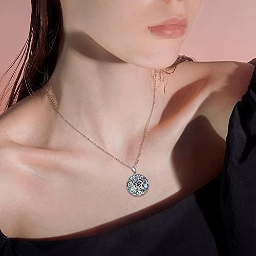 collier argent sterling avec pentacle triple lune bijoux magiques pour hommes et femmes