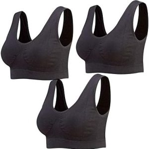 soutiens gorge yoga confortables lemef sans armature, couture invisible & coussinets amovibles