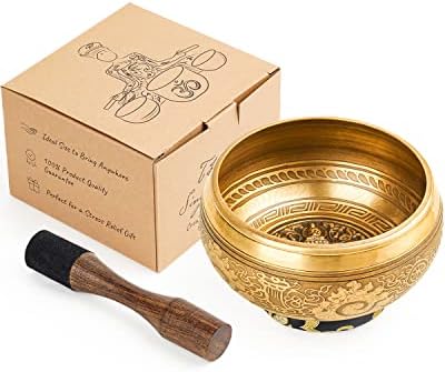 bols chantants tibétains hihealer 100% artisanat népalais avec accessoires et boîte cadeau