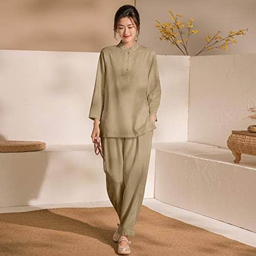 tenues de méditation zen: uniformes kung fu & tai chi, tradition chinois pour exercices matinaux ksua
