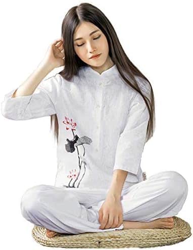 méditation zen ksua: tenue femme style kung fu & tai chi chinois