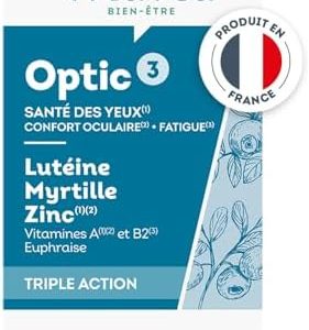 vitavea vitamines santé des yeux, anti fatigue oculaire, lutéine & myrtille 1 mois de cure, fabriqué en france