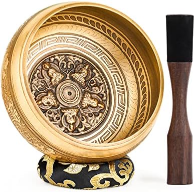 bols chantants tibétains hihealer 100% artisanat népalais avec accessoires et boîte cadeau