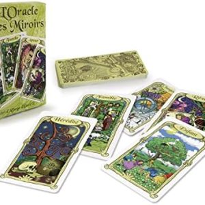 coffret luxe grimaud: oracle des miroirs cartes divinatoires pour cartomancie