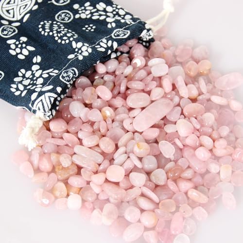 quartz rose naturel mini pierres de cristal polies et écrasées de 500g pour bijoux et décoration maison