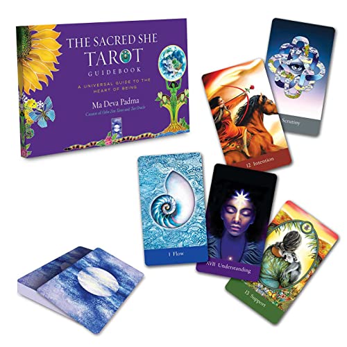 deck de tarot sacré avec guide: voyage universel vers l'essence de l'Être