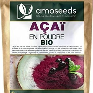 super aliment açaï bio en poudre 100g boostez votre vitalité avec notre antioxydant sans sucre ajouté