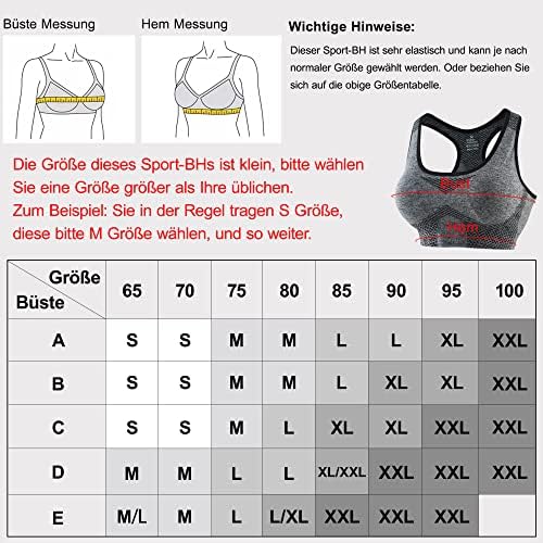 brassière de sport zoerea confort: soutien gorge sans couture pour yoga avec coussinets amovibles