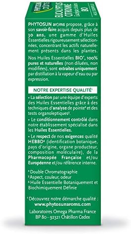huiles essentielles bio eucalyptus citronné 100% pure phytosun arôms 10 ml