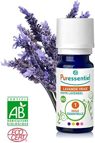 'huile essentielle bio & pure de lavande vraie puressentiel 10ml'