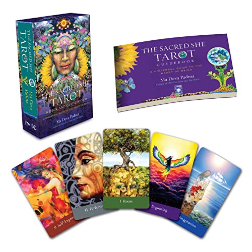 deck de tarot sacré avec guide: voyage universel vers l'essence de l'Être