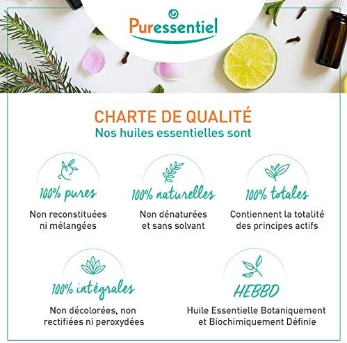 'huile essentielle bio & pure de lavande vraie puressentiel 10ml'