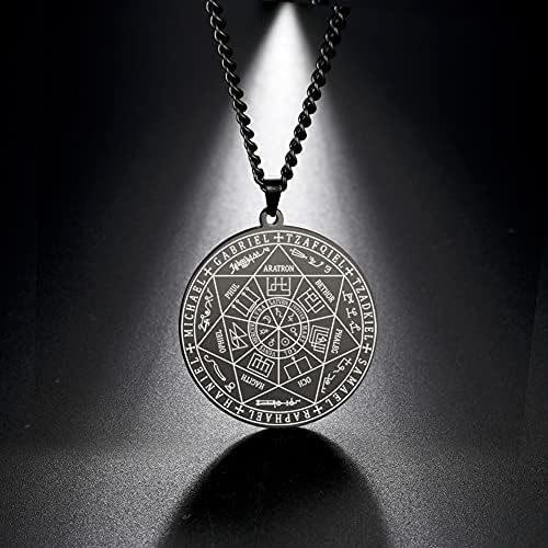 pendentif archanges & sceau de salomon protection hommes tetragrammaton