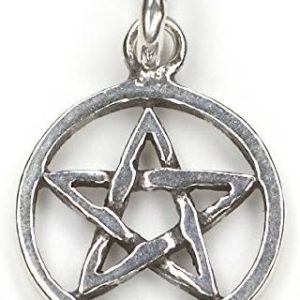 pentacle de protection en argent 925 pendentif bijoux élégant 1,6cm