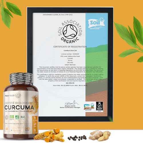 curcuma bio & gingembre en gélules vegan complexe puissant & 100% naturel avec poivre noir