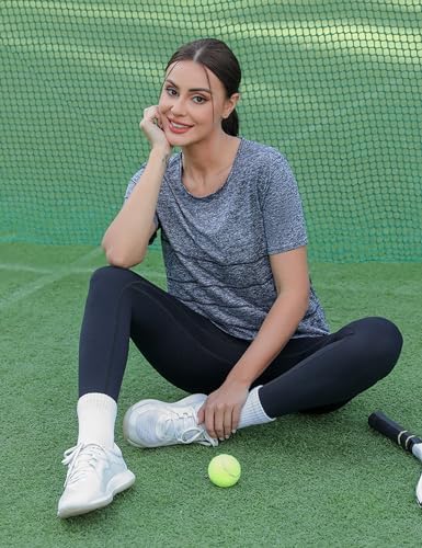 tee shirt sportif femme terecey pour yoga : ethique, séchage rapide, tailles s xxl