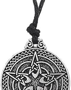 pentacle de protection dawapara collier nœud celtique irlandais bijou païen mixte