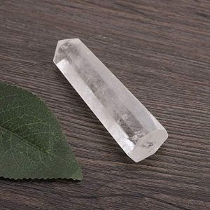 baguettes de guérison en cristal de quartz naturel pierres de méditation point hexagonal (6 7cm)