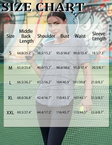 tee shirt sportif femme terecey pour yoga : ethique, séchage rapide, tailles s xxl
