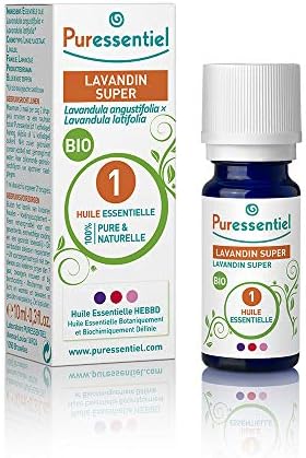 lavandin super bio huile essentielle puressentiel 100% pure et naturelle 10 ml hebbd