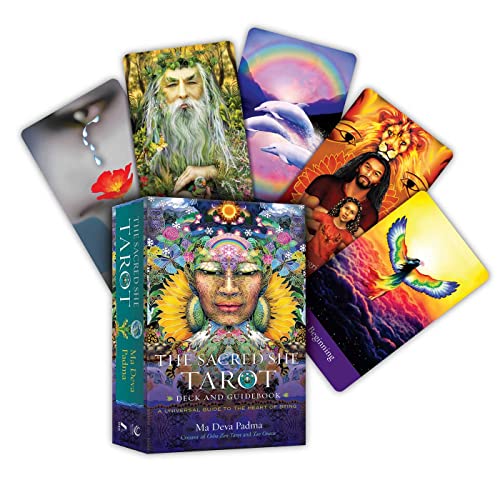 deck de tarot sacré avec guide: voyage universel vers l'essence de l'Être