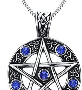pentacle protecteur celtique lafatina salomon wicca pendentif astrolabe vintage