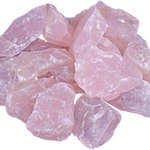 quartz rose naturel 100% pur 300g de pierres fines Élégantes